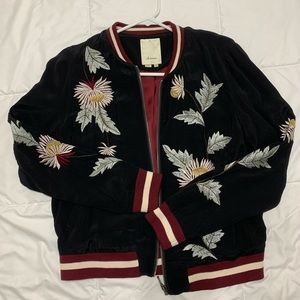 Jacket baseball style silk - Elevenes